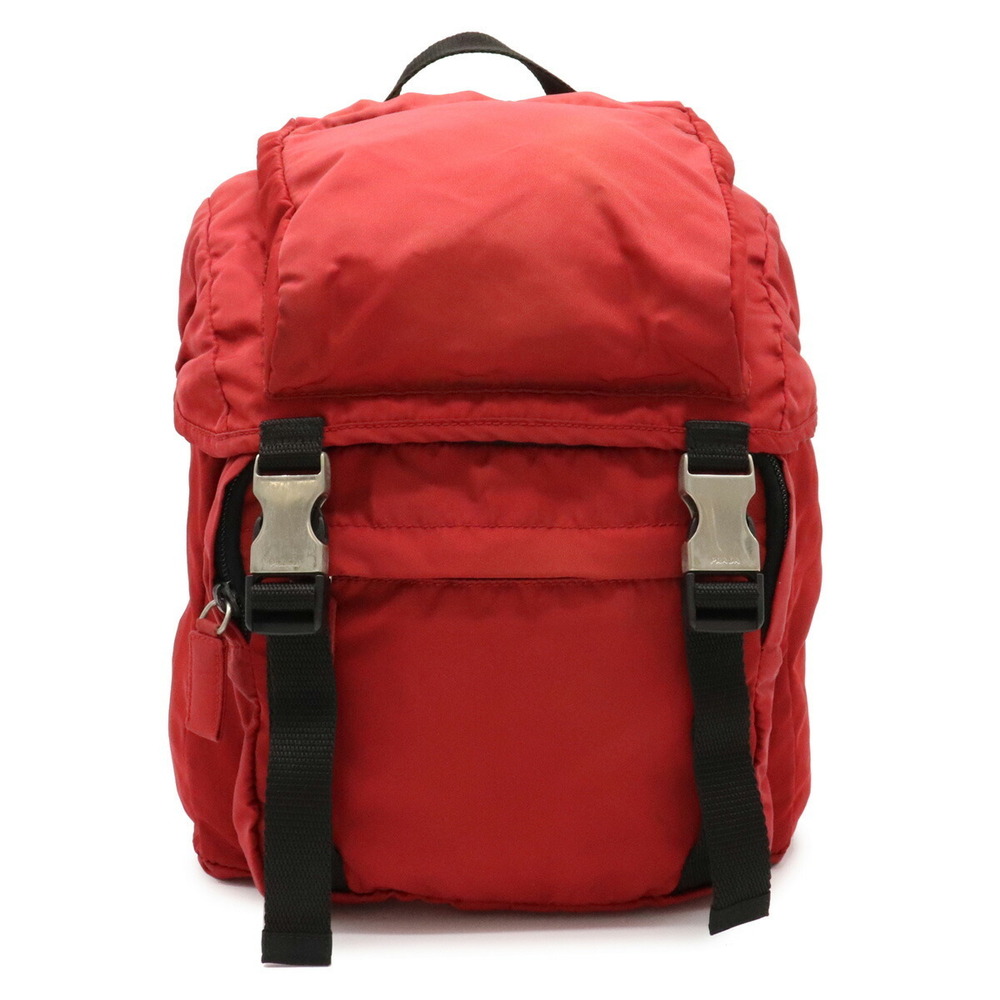 Prada Nylon Daypack Backpack Red - image 1